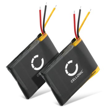2x Batería para GoPro Wi-Fi Remote, ARMTE-001 YD362937P LiPo Model RC 2 (350mAh, 3.7V) de CELLONIC
