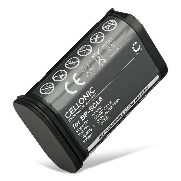 Battery for Leica Q2, Q3 BP-SCL6 (2600mAh, 7.2V) from CELLONIC