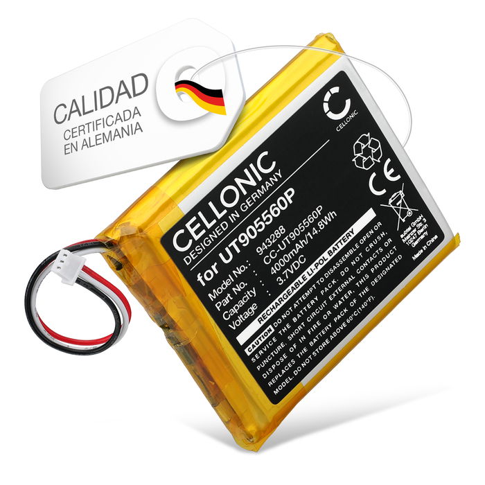 Batería para Babysense HD S2, Bonoch BBM01, BBM03, BBM05 4000mAh de CELLONIC