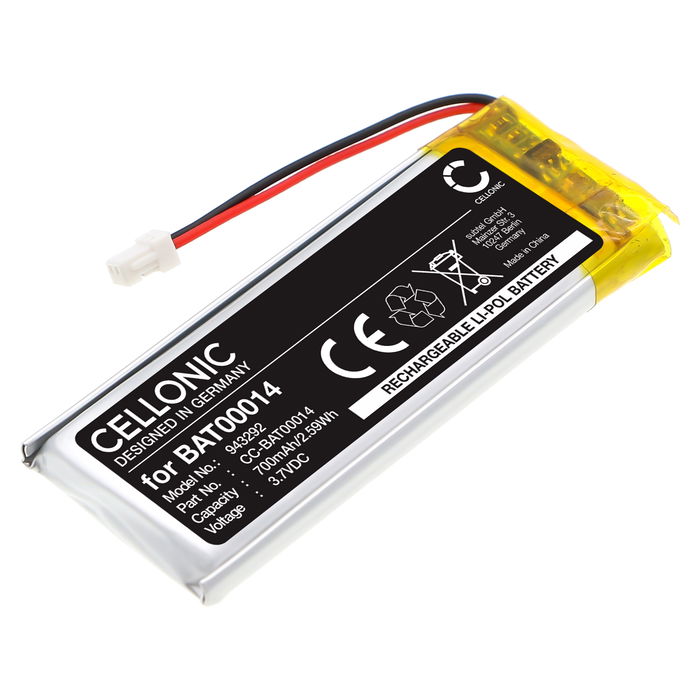 1x Battery for Cardo Packtalk Edge BAT00014 (700mAh, 3.7V) from CELLONIC