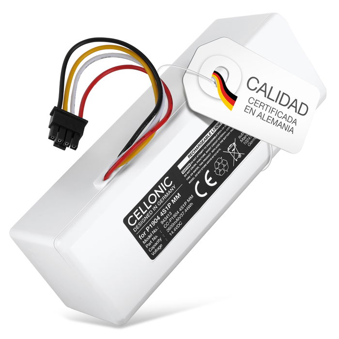 Batería para Roborock 1C STYTJ01ZHM Xiaomi SKV4093GL Dreame MC1808 Roborock SKV4093GL Xiaomi Roborock 1C 2550mAh de CELLONIC