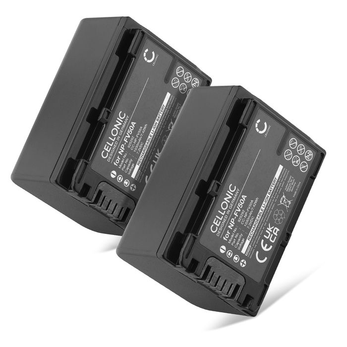 2x Sony FDR-AX43 Batería 1030mAh de Cellonic