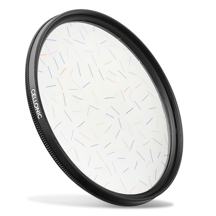 Filtro Arcoíris Starlight con efecto de rayas para Ø 67mm Filtro de efecto