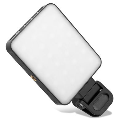 Luz para Selfie y Vídeo RGB Magnética - Mini Luz LED MagSafe, 3000K-6500K, Regulable 0-100% y Carga USB-C de CELLONIC