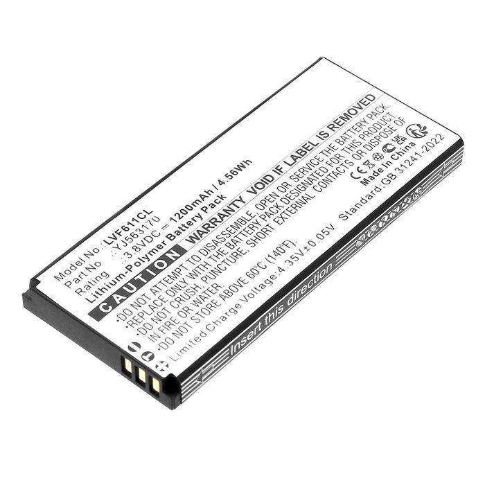 Bateria Fanvil YJ563170 1200mAh - YJ563170, Batería larga duración para teléfonos Fanvil Linkvil W611W, W610W