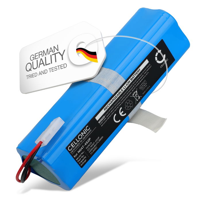 Battery for Rowenta X-Plorer serie 95, RG7975WH/NS0, RG7987WH/NS0, RR7935WH, RR7935WH-NS0, RR7935WH/NS0, RR7947WH/NS0, RR7975WH/NS0, RR7987WH/NS0 5200mAh from CELLONIC