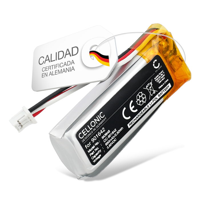Batería para Somfy Nina IO, Timer io, 5121348A, 515657C 901642 (650mAh, 3.85V) de CELLONIC