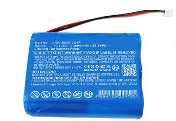 Batería para Capillus 272 INR18650-3S1P (2600mAh, 11.1V) de CELLONIC