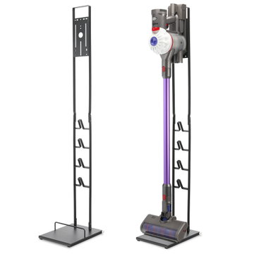 CELLONIC Soporte de Suelo para Dyson V15 V12 V11 V10 V8 V7 V6 – Base de Acero, Sin Taladrar, 4+ Accesorios, Torre 1265mm