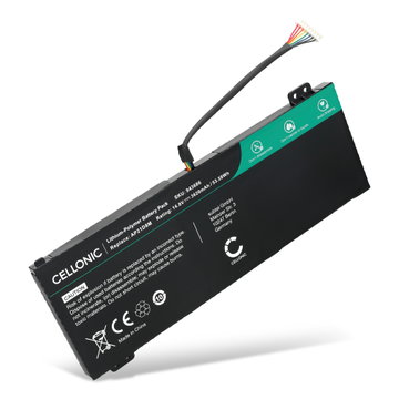 1x Batería Acer para ordenador portátil Acer Nitro 5, V 15, 16 AN160-51, 16 AN515-46, 5 AN515-46, 5 AN515-47, 5 AN515-58, AN16-51, Acer AP21D8M, CS-ACN161NB, KT.0040G.015 3620mAh 14.8V  de CELLONIC