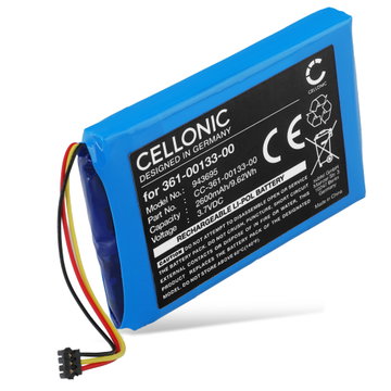 1x Batería para Garmin zumo XT, Tread 5.5, 361-00133-00 (2600mAh, 3.7V) de CELLONIC