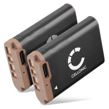 2x Batería para Sony Cyber-shot DSC-RX100, DSC-RX100M3 (RX100 III), NP-BX1 (1120mAh, 3.6V) de CELLONIC