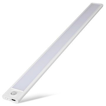 Barra LED 50cm Recargable | Sensor de Movimiento | 3 Temperaturas de Color (3000K/4000K/6000K) | Luz Magnética Inalámbrica de CELLONIC