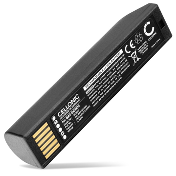 Batería para lector de códigos de barras Honeywell Granit XP 1990iSR; Xenon 1902GHD 50148009-001, BAT-SCN05 (3400mAh, 3.7V) de CELLONIC