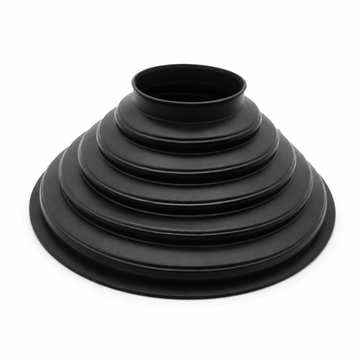 Lens Hood Universal 70-90mm – Collapsible, Rubber, Snap-On: Outside Handle / Side Pinch from CELLONIC