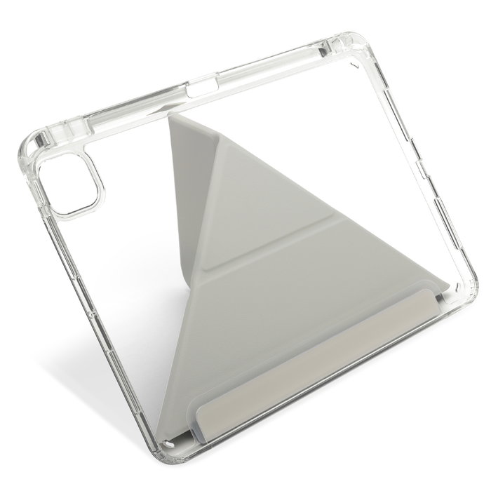 CELLONIC Funda iPad Trifold con Portalápiz, para iPad Pro 11 (25/24), Gris