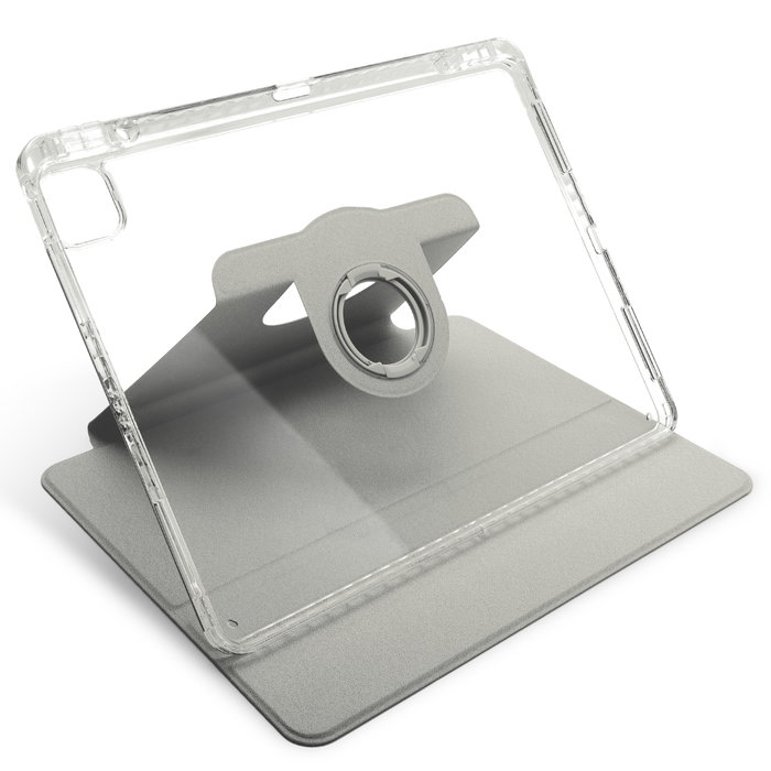CELLONIC Funda iPad Giratoria 360 con Solapa, para iPad Air 13/Pro 12.9, Gris