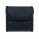 CELLONIC Bolsa para Filtros de Objetivo de Cámara con 3 Compartimentos negro naranja Nylón