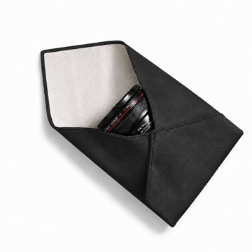 Paño Envolvente para Cámara, Negro, 30 x 30 cm (S) de CELLONIC