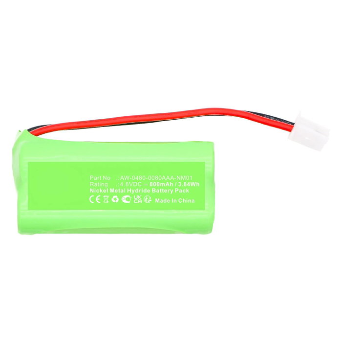 Battery for Fischer AW-0480-0080AAA-NM01 (800mAh, 3.6V) from CELLONIC